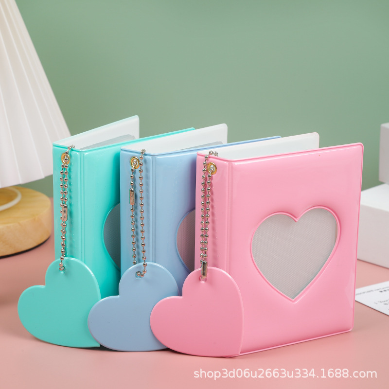 [Wholesale supply] Polaroid love macaron color PVC mirror leather 3-inch Polaroid single-GRID Mini Album