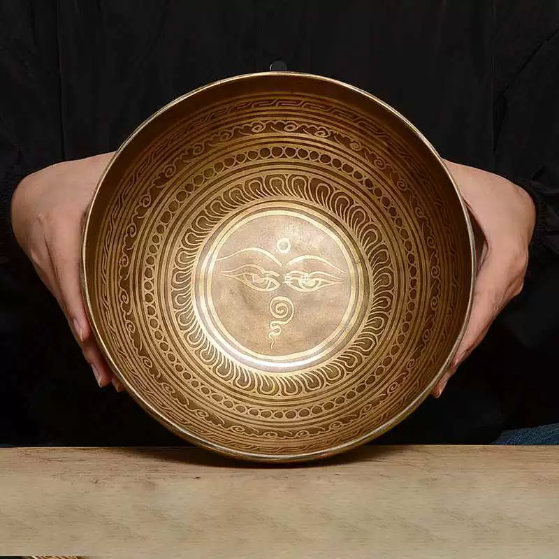 Оптовые медные поющие чаши, непальские handmade поющие чаши, резные чаши-молитвы, медные поющие чаши, звонкие чаши, украшения для йоги чаши