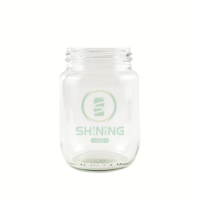 批发圆形宽口瓶子大容量剁椒酱瓶罐头瓶食品级耐高温密封玻璃瓶