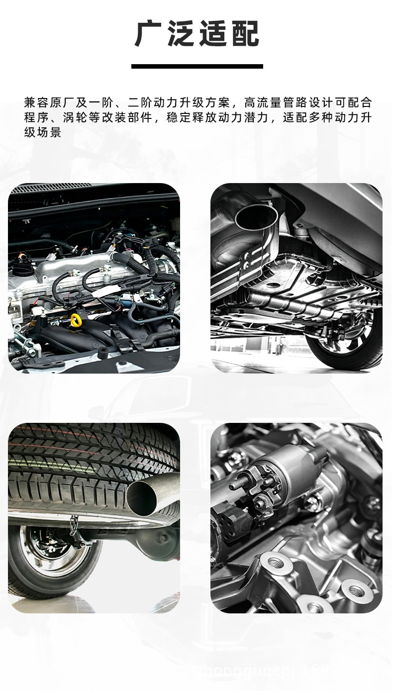 304 Material Car Exhaust Pipe with Large Bend in Bright Silver Color, Suitable for Various Car Models, Available in Various Specifications