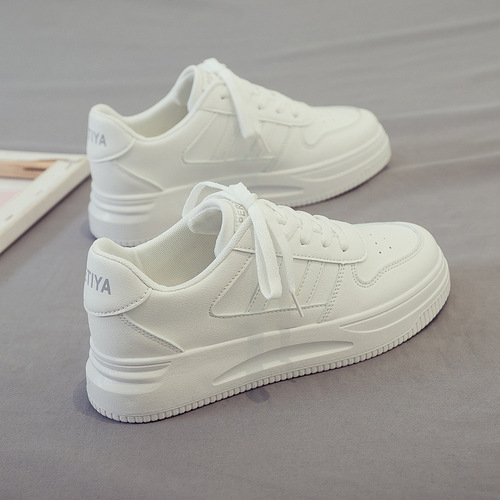 2024 spring new model white shoes women's shoes dad shell sneakers casual sports white shoes ins trend