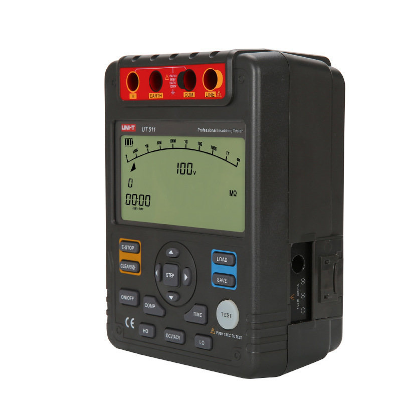 优利德UT511数字电阻测试仪 高压数显绝缘摇表智能电阻测量仪表