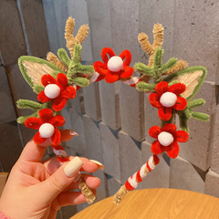 11392森系甜美清新向日葵花朵扭扭棒發箍甜美小眾少女髮飾可愛潮