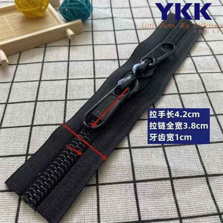 Чёрная нейлоновая палатка YKK, сумка на молнии, чемодан, рюкзак