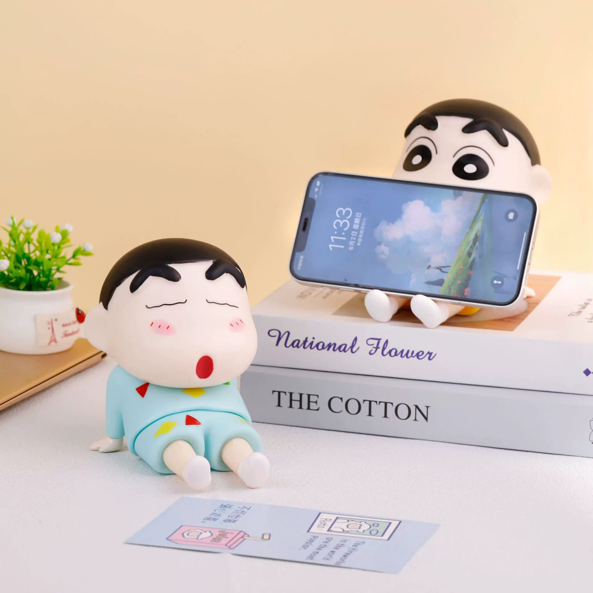 Мультяшный милый маленький новый ленивый мобильный телефон кронштейн для домашнего офиса смолы столешница для мальчика подарок на день рождения