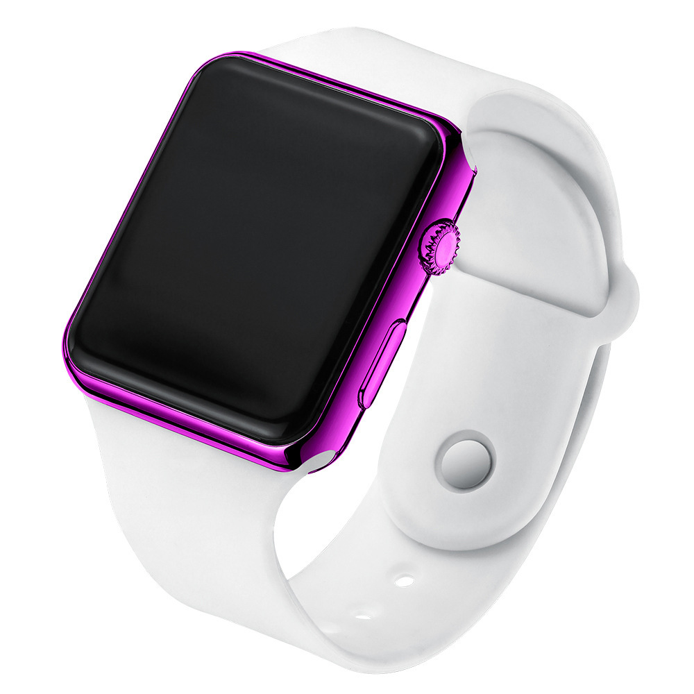 Purple shell-white strap