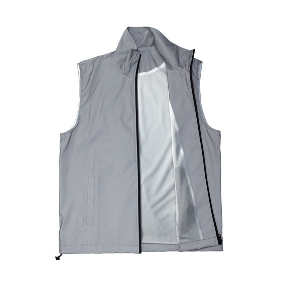 Spring and Summer Thin Men's Highlight Reflective Vest Night Safety Vest Riding Jacket European and American Code Cross-border Men's Wear