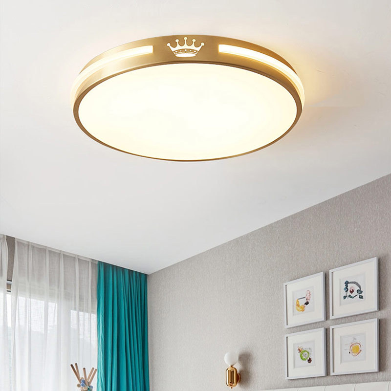 All-copper Ceiling Lamp,Fashionable,Simple,Creative And Personalized,Modern Children's Room,Light Luxury,Nordic Warm Bedroom,Internet Celebrity Lamp