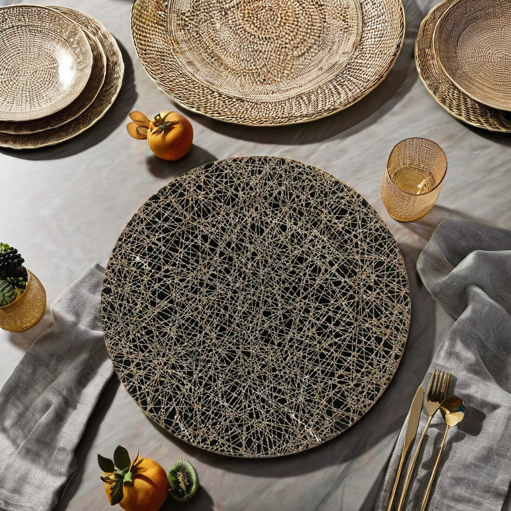 Fábrica directa alta placa de carga multicolor comercio exterior restaurante occidental bandeja de fiestas de Navidad almohadilla de frutas secas