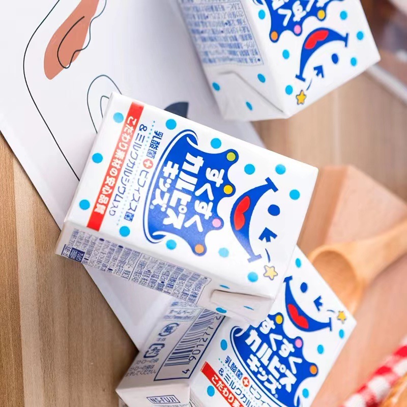 日本进口 可尔必思儿童乳酸菌饮料宝宝酸奶饮品125ml*24盒 保质期