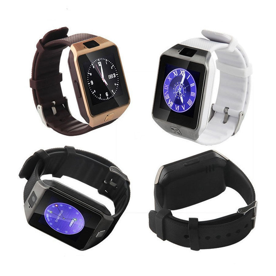 DZ09 reloj inteligente Bluetooth reloj de teléfono para niños TARJETA DE PANTALLA TÁCTIL llamada de desgaste inteligente en varios idiomas
