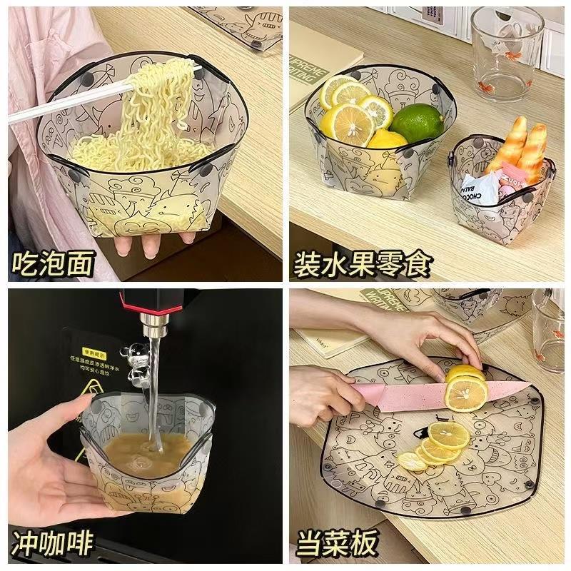 Cartoon travel tableware for traveling for camping