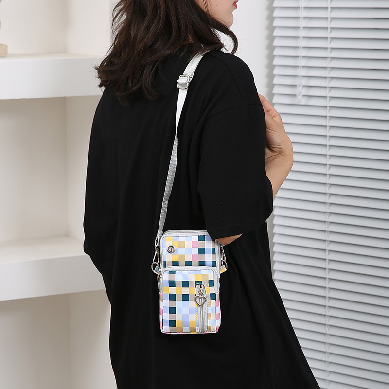 Bolso Cruzado para Celular y Monedas de Tela Oxford para Uso Diario image 4