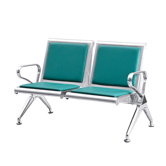 304 Stainless Steel Hospital Waiting Chair High-speed Railway Station Airport Thickened Row Waiting Chair Bank Chair