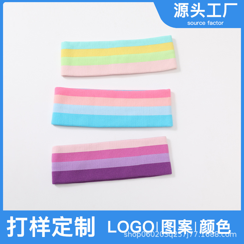Children's High-Elasticity Sports Headbands for Boys and Girls, Forehead Protection Bands, Outdoor Running, Basketball, Tennis, Sweat-Absorbing Headbands, Wholesale