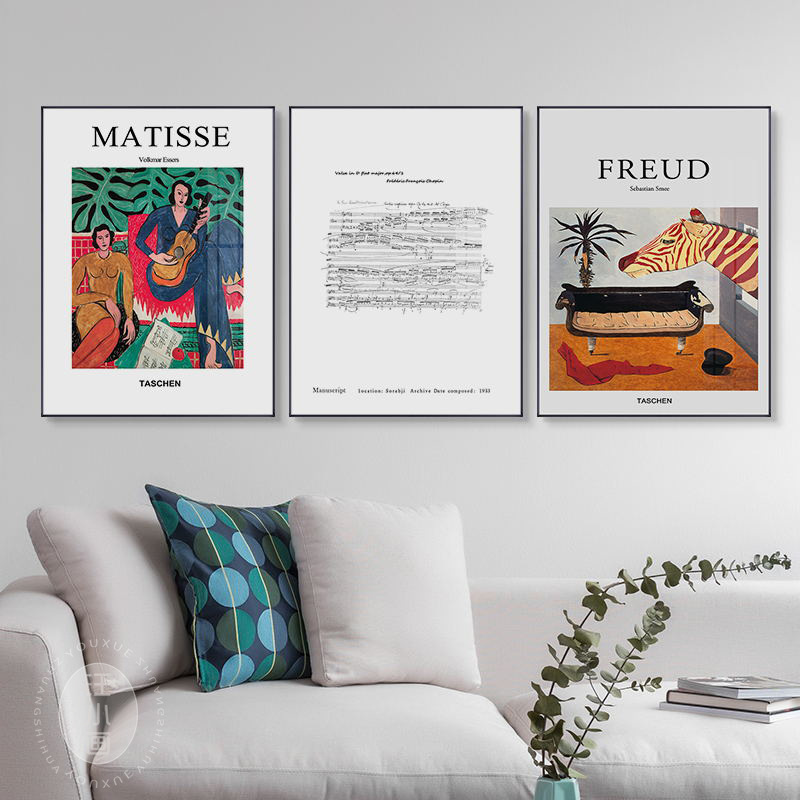 Art Scandinavian Hanging Painting Brutalist Abstract Decorative Painting World Famous Painting Living Room Dining Room Mural Triptych Matisse Art Scandinavian Hanging Painting Brutalist Abstract Decorative Painting World Famous Painting Living Room Dining Room Mural Triptych Matisse