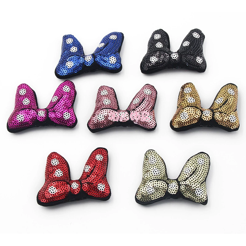 Картонные/карнавальные ногти sequins, заколка для волос с бантом, верёвка для волос, детский аксессуар для волос, аксессуары