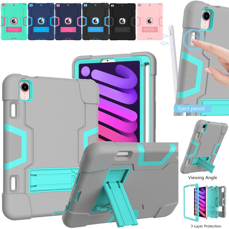 Suitable for iPad Air3 2019 Contrasting Color Silicone Pc Anti-Fall Tablet Protective Case iPad Pro Stand Protective Cover Suitable for iPad Air3 2019 Contrasting Color Silicone Pc Anti-Fall Tablet Protective Case iPad Pro Stand Protective Cover