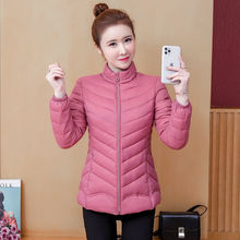 薄款棉服女轻薄2024新款棉衣短款洋气女士时尚冬季妈妈棉袄外套