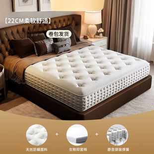 Jianxiang Hilton Five Hotel Simmons Independent Spring Latex Mattress Super Soft 30cm Thickeneded Cushion Is Easy to Use
