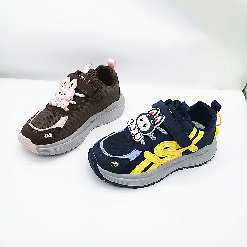 Nuevos zapatos deportivos para niños 2025 otoño 5 - 12 zapatos casuales de cuero para niños y niñas zapatos de entrenamiento moral antideslizantes