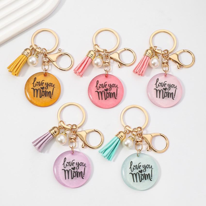 Romántico Letra Resina Día De La Madre Mujeres Llaveros display picture 3