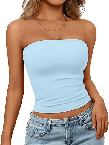 summer solid color sexy bra top sleevless