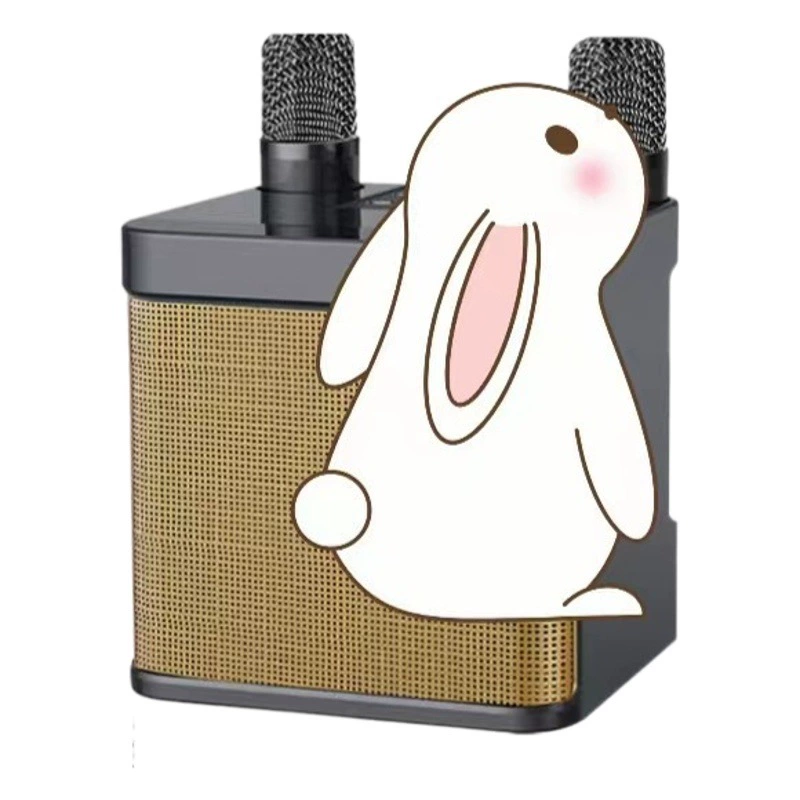 YS203K песня Bluetooth аудио трансграничный беспроводной двойной микрофон KTV все в одном дом 203 bluetooth динамик