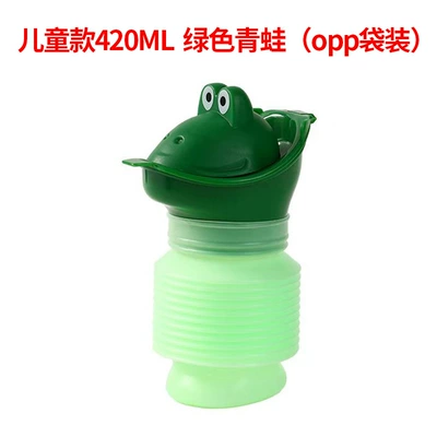 emergency urinal, Kempinq və səyahət - kids-green-frog-opp-bag-packaging
