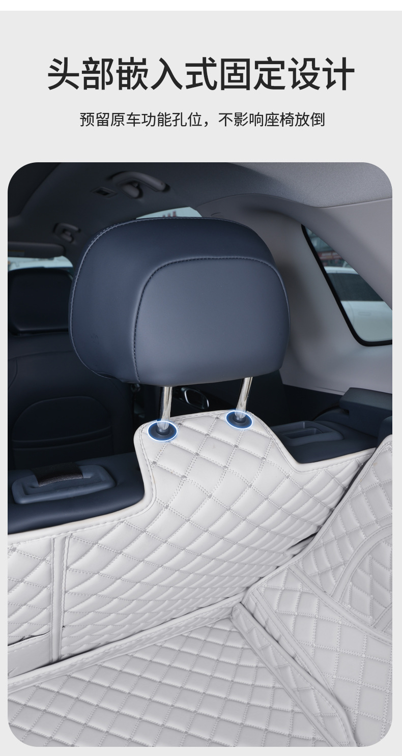 Suitable for Geely Galaxy E5 Trunk Mat, Fully Enclosed Geely Ex5 Special Car Interior Accessories Trunk Mat