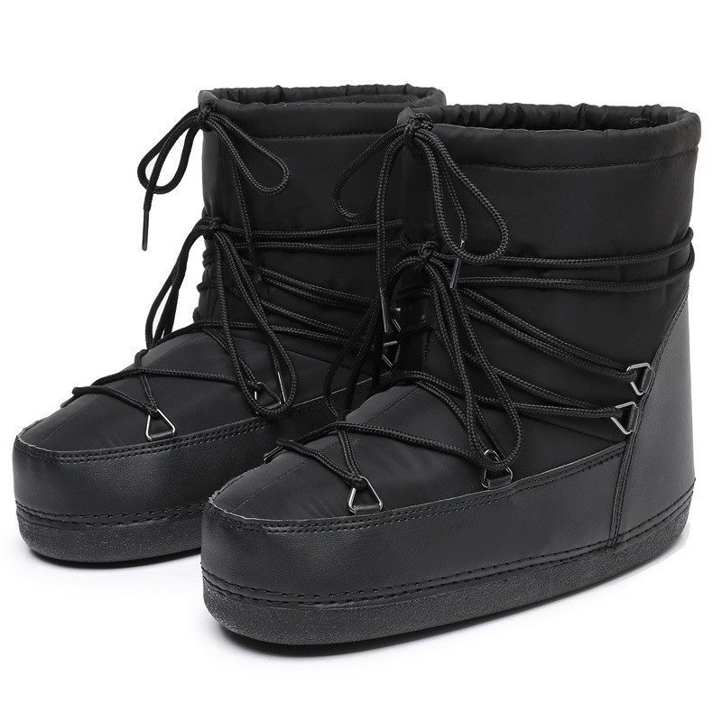Waterdichte antislip snowboots voor dames gevoerd en warm_voghion.com