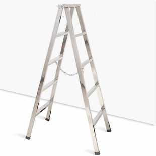 Ladder Household 304 Stainless Steel Herringbone Ladder Foldableing Decoration Ladder Thickeneded 456 Step Ladder Indoor Engineering Ladder