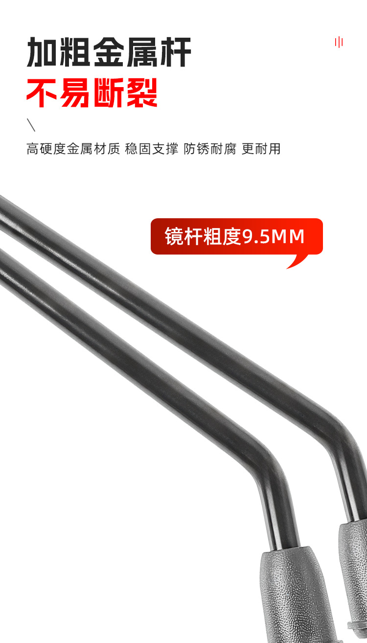 New National Standard Electric Vehicle Convex Reflective Mirror Suitable for Aima, Aiqi, Leda, Wide-Angle High-Definition Rearview Mirror M8 Reversing Mirror