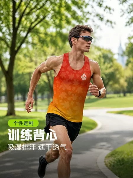 27Th Season New Digital Sublimation Custom Sports Competition Vest Club Team Uniform Marathon Vest