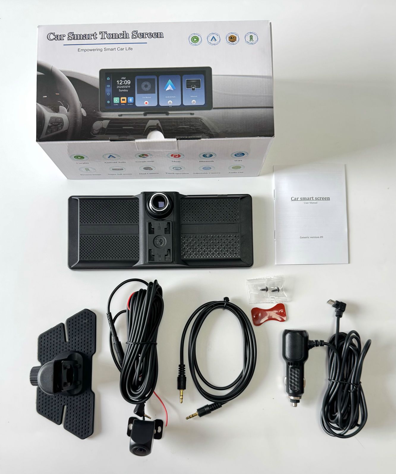 Cross-Border Driving Recorder Carplay Center Console 10.26inch Wireless Bluetooth Smart Screen Car Recorder