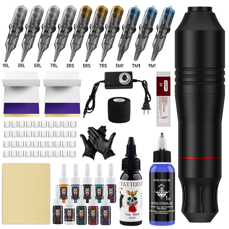 Cross-Border Diamond Pen Simple Tattoo Set Speed Regulator Full Set of Cutting and Fogging All-In-One Tattoo Tool Training