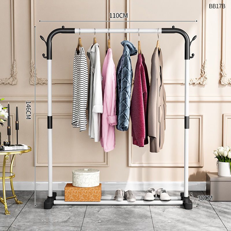 110cm [화이트 싱글폴] 더블후크 스타일-