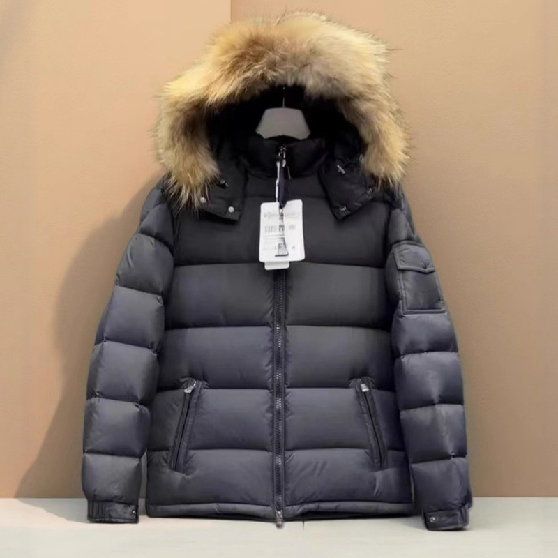 Mayaf Series Mengkou Maya down Jacket for Men and Women, Hooded Jacket with Fur Collar, New Winter Export