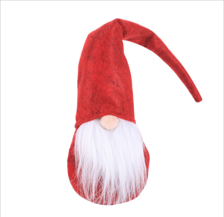 Decoración de Navidad suministros muñeca sin rostro muñeca estilo europeo y americano viejo hombre muñeca decoración de los niños creativo juguete de peluche