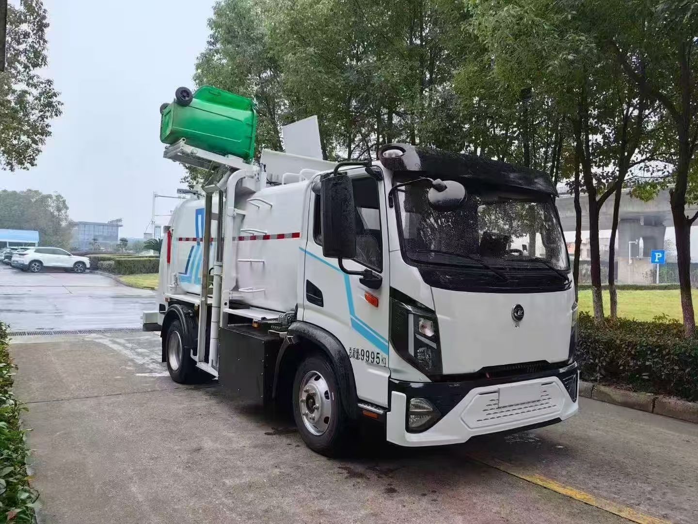 New Energy Kitchen Waste Truck, Pure Electric Kitchen Waste Collection Truck, Urban Sanitation Kitchen Waste Collection Truck