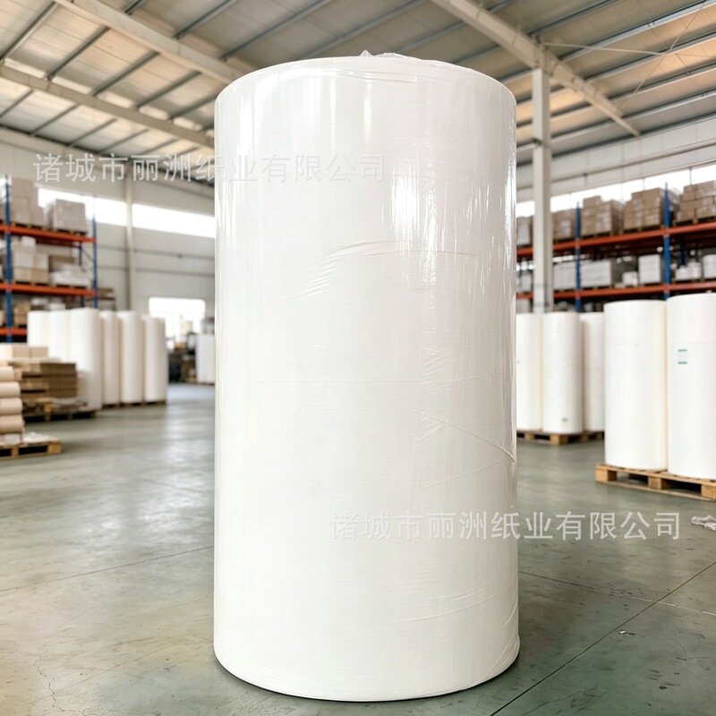 Large supply of high-strength white large-roll base paper, raw material for kitchen paper, hand paper, and toilet paper re-rolling Large supply of high-strength white large-roll base paper, raw material for kitchen paper, hand paper, and toilet paper re-rolling