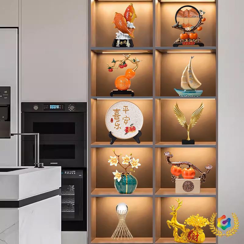 ✅ Modern Wine Cabinet Decorations, Light Luxury Living Room Home Decor, Dining Sideboard, Tv Cabinet, Entryway, Housewarming Gift