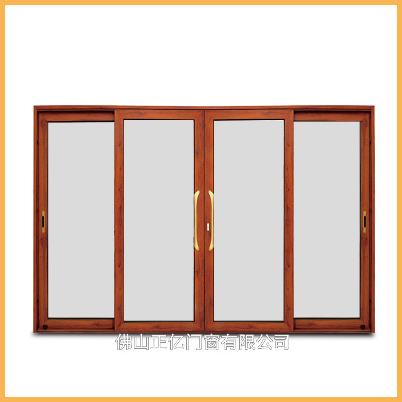 120 Series Open Kitchen Sliding Door Broken Bridge Aluminum Door Window Glass Door Soundproof Fire Sliding Door Exit