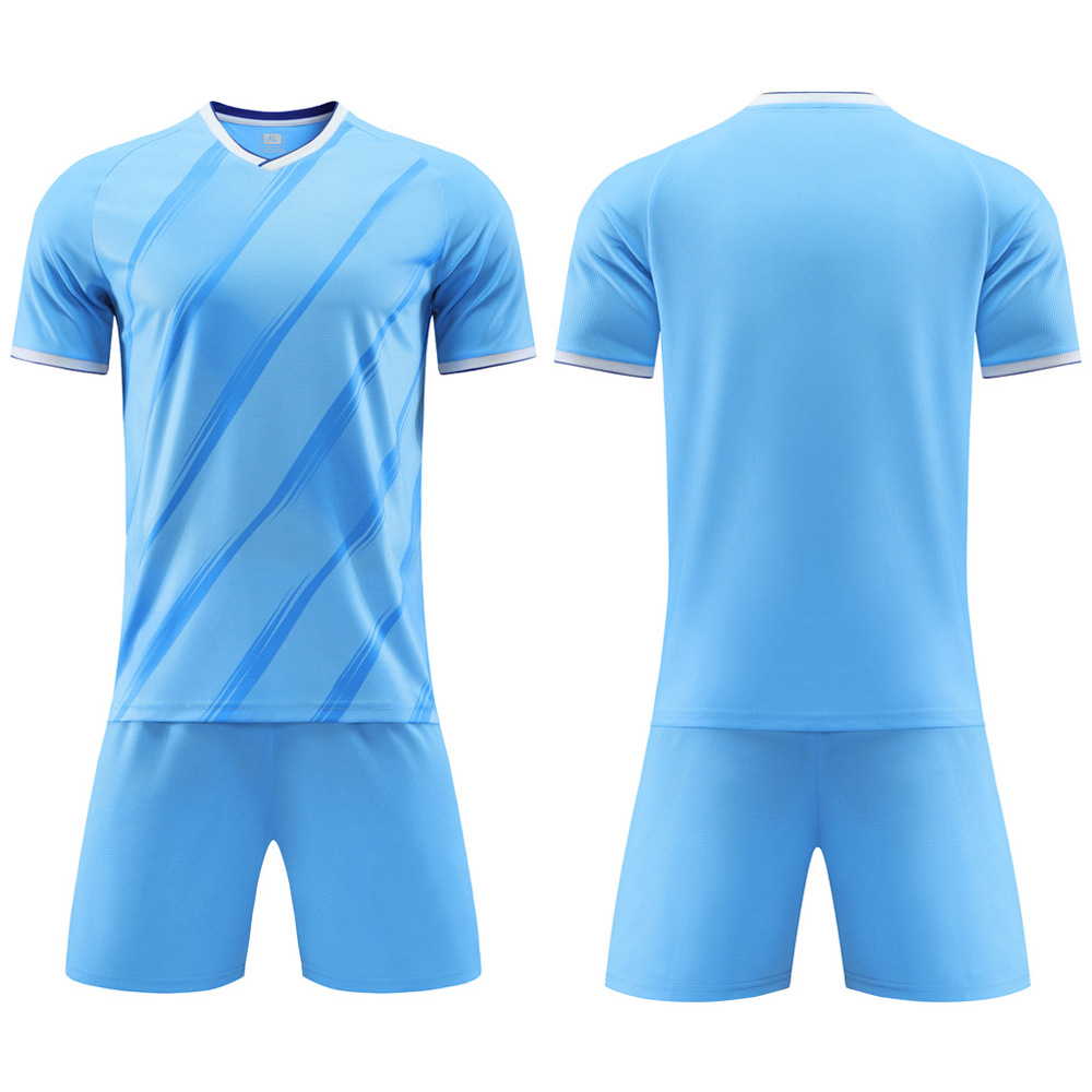 Children's football suit, primary school football training team uniform, boys and girls' game printed jersey_voghion.com