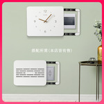 ?电表箱装饰画带钟表简约挂钟挂画电闸配电箱遮挡时钟免打孔