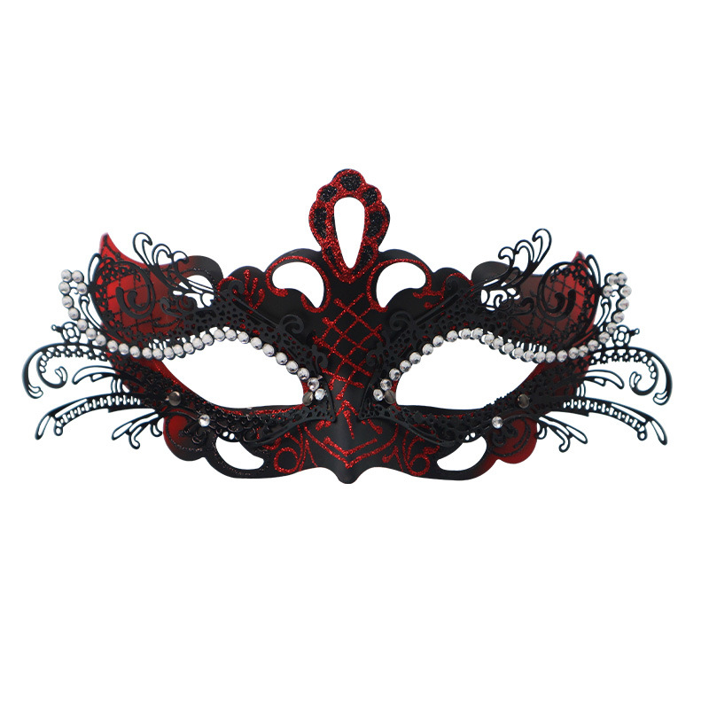 Amazon pareja máscara de baile de mascaras metal forjado mitad cara Halloween carnaval máscara de fiesta de pascua