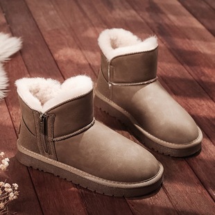 2024 new snow boots female thickened waterproof, waterproof and anti -fouling cotton boots women winter Northeast big cotton shoes non -slip and warm