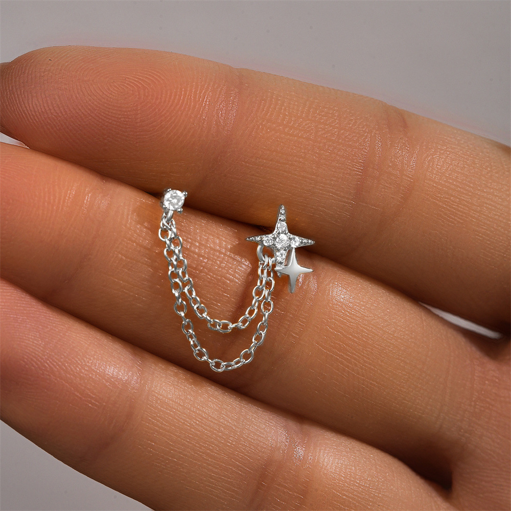 1g Weight 925 Sterling Silver Ear Needle Material Drop Earrings Classification 1 Piece Quantity Party, Tea Party Occasion 925 Sterling Silver Material Geometric Pattern All Seasons Season Women's Gender Plating Design Elegant, Simple Style Style 1 Piece 925 Sterling Silver 925 Sterling Silver Earrings Geometric Drop Earrings 14