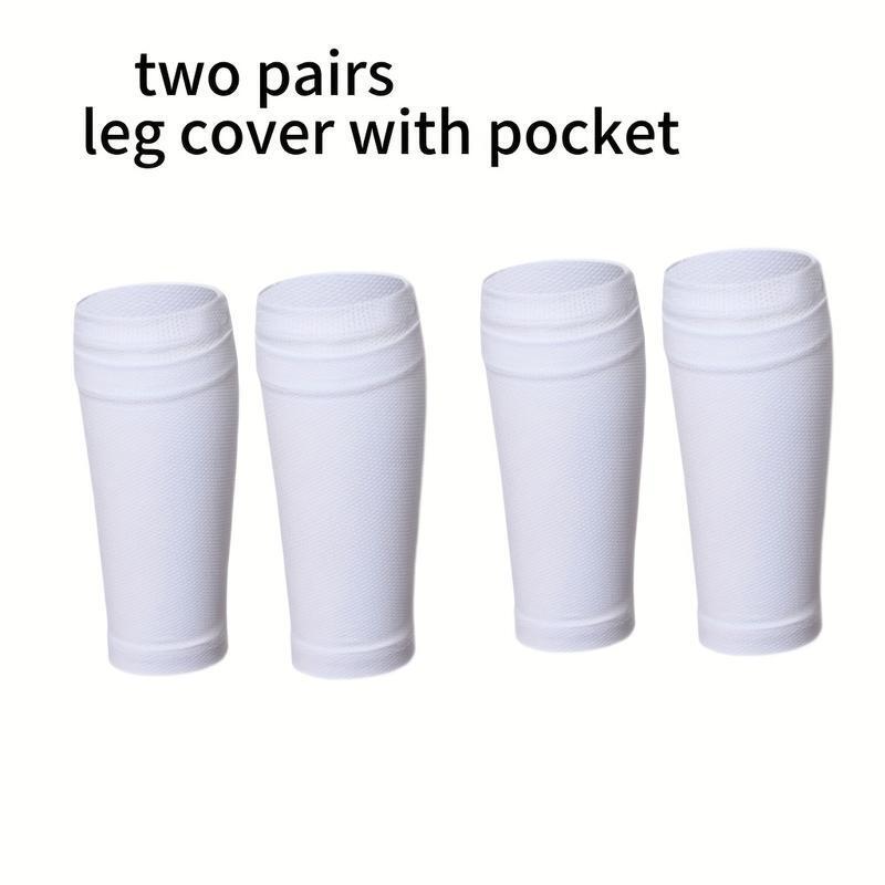 2025 New Cross-Border Drop Shipping 2 Packs of Football Grip Socks with Hidden Pockets and Double-Layer Design