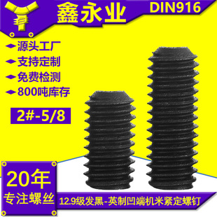 12.9���l�� DIN916 Ӣ�ƃ����� ���˻��׾o���ݽz ��� 2#-5/8